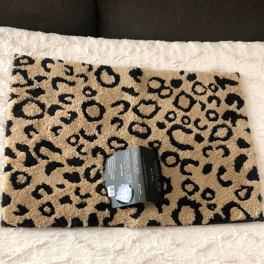 Rachel Zoe Leopard-Print Bath Rug